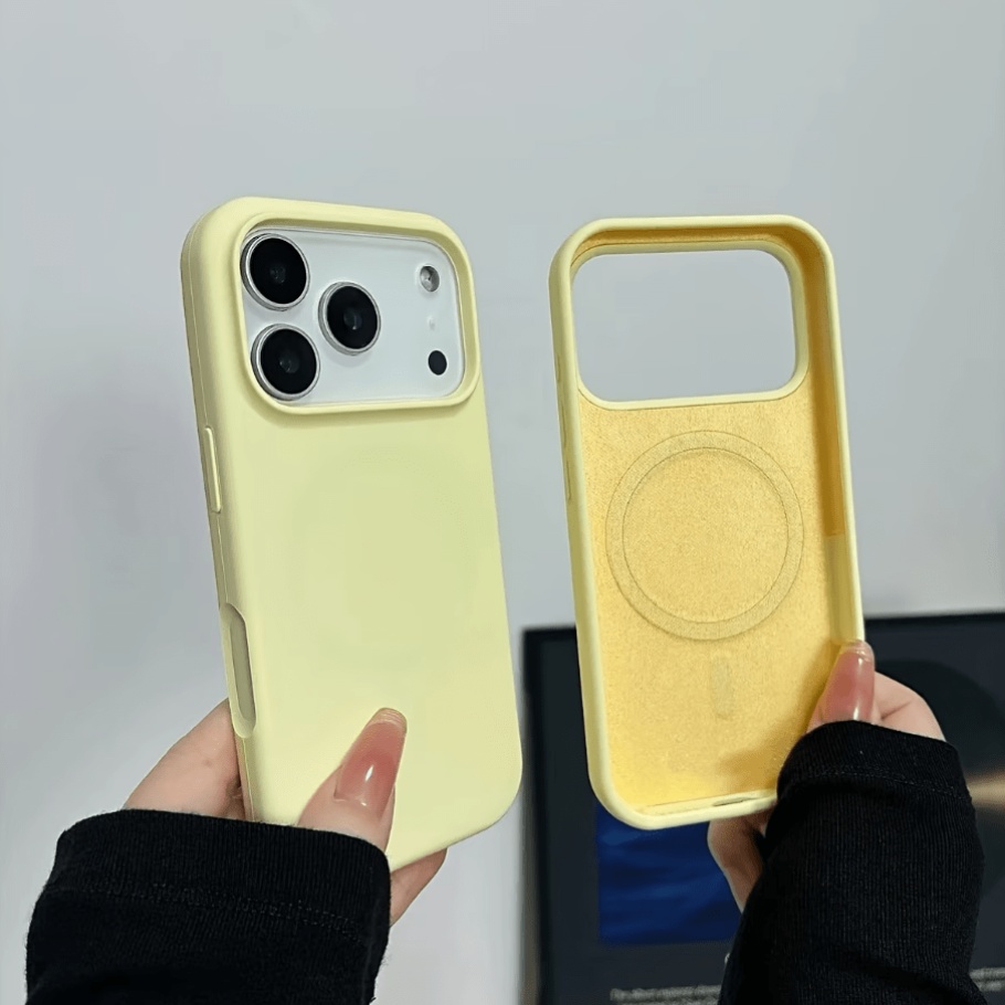 Liquid Silicone Soft Skin Feel - Liquid Silicone Magnetic Phone Case review and price